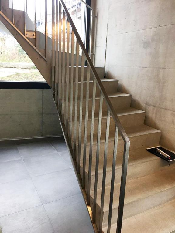 balustrade escalier acier